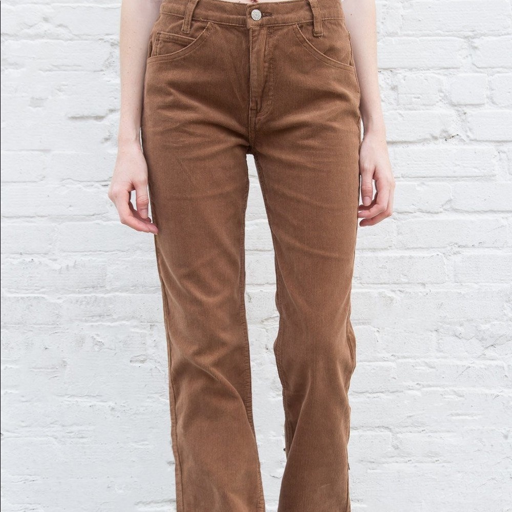 Brandy melville brown corduroy pants